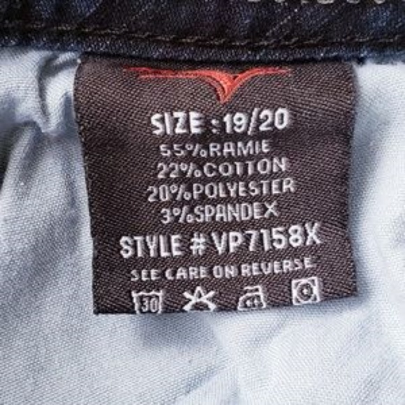 ♡🔸️VBLUE jeans w/angel wings on rear pockets✔sz 19/20 - Picture 5 of 6